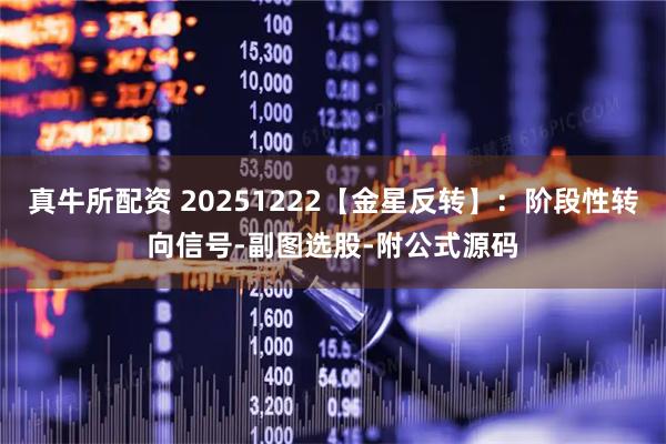 真牛所配资 20251222【金星反转】：阶段性转向信号-副图选股-附公式源码